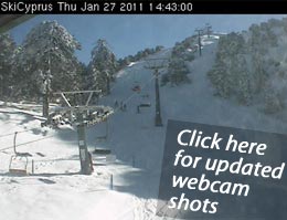 Cyprus webcam in Troodos ski resort