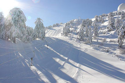 Zeus: Troodos homolgated ski slope by FIS