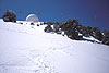 Off piste skiing in Troodos mountain Cyprus