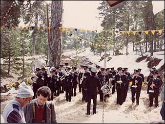 Inauguration of the ski lift in Troodos